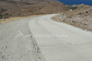 Οδοστρωσία στον Άγιο Ευστράτιο